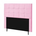 Ver imagem 2 de Cabeceira Solteiro Strass Jordania 100 CM Suede Rosa - D A Decor