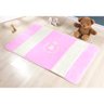 Tapete Coroa Menina Pelúcia Realeza Rosa 1,20M x 74cm Antiderrapante - 1