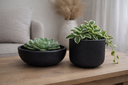 Ver mais imagens de Kit 2 Vasos Decorativos para Plantas ou Cachepot para Centro de Mesa (beta e Bacia)