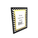 Ver imagem 2 de Quadro 40x30cm Frase de Inglês Happy Be Vidro
