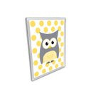 Ver imagem 2 de Quadro Infantil Coruja Love Elefante Branco Vidro