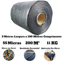 Ver imagem 3 de Lona Preta Zen Plast - 11kg 200m2 55 Micras 2 Metros X 100 Metros