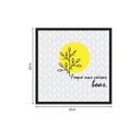 Ver imagem 3 de Quadro 25x25cm Frase Foque Coisas Boas Vidro