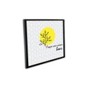 Ver imagem 2 de Quadro 25x25cm Frase Foque Coisas Boas Vidro