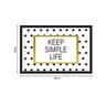 Quadro 20x30cm Frase Keep Simples Life Vidro - 3