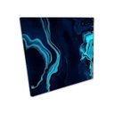Ver imagem 2 de Quadro 90x80cm 2pçs Abstrato Azul Canvas