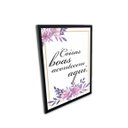 Ver imagem 2 de Quadro 30x20cm Frase Coisas Boas Moldura Vidro
