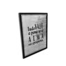Quadro 30x20cm Frase Tudo Vale Moldura Vidro - 2