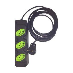 Extensão Elétrica 20a 30 Metros 3 Tomadas Cabo Pp 2x1,5mm - 1