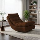 Ver imagem 1 de Poltrona Balance Leve Balanço Linho Premium Easy Clean Luxo para Sala Quarto Conforto Relaxante