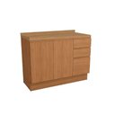 Ver imagem 1 de Balcão de Cozinha Modulado C/ Tampo Ciela R626 C/ 2 Portas e 3 Gavetas 120cm Canela - Kappesberg