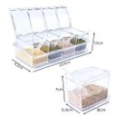 Ver imagem 4 de Porta Condimento Organizador Tempero Acrílico Cozinha