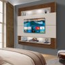 Painel TV Quarto 75 Polegadas Off White Malbec Parma Shop JM - 1