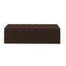 Calçadeira Baú Navi 160 para Cama Queen N-027 Veludo Marrom Chocolate Aradecor - 2