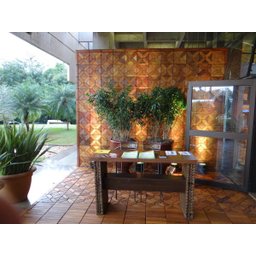 Deck de Madeira Modular com Base Plástica 6 Ripas 30x30 Kit 24 Peças (2m²) - 8