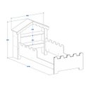 Ver imagem 3 de Cama Quarto Infantil Com Grade de Proteção Magia