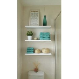 Prateleiras Mdf Branca 50x20 Kit 3 Peças - 5