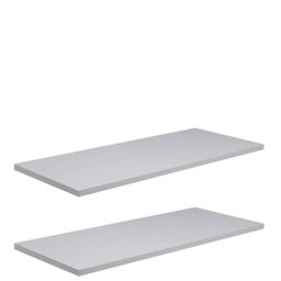 Prateleiras Mdf Branca 50x20 Kit 3 Peças - 4