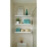 Prateleiras Mdf Branca 50x20 Kit 3 Peças - 1