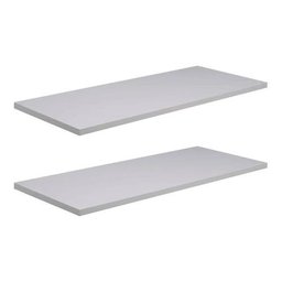 Prateleiras Mdf Branca 50x20 Kit 3 Peças - 2
