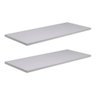 Prateleiras Mdf Branca 50x20 Kit 3 Peças - 2