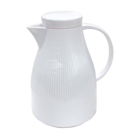 Garrafa Térmica em Plástico 1l Lumiere Branca