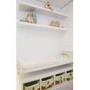 Ver imagem 2 de Kit Combo 2 Prateleiras Branca em MDF 120x20 com Suporte Invisivel