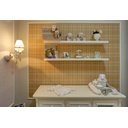 Ver imagem 4 de Kit Combo 2 Prateleiras Branca em MDF 120x20 com Suporte Invisivel