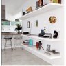 Combo 3 Prateleiras 1200x200 Mdf Branca com Suporte Invisivel - 4
