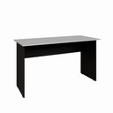 Ver imagem 5 de Mesa Retangular New City Pé Painel 135 cm Cinza Cristal/Preto Gebb Work