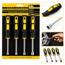 Ver imagem 5 de Jogo Chaves Canhao Kit Soquete 4 Pecas 5mm a 8mm Profissional Aco Manutencao Montagens Reparos Porca