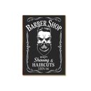Ver imagem 2 de Placa Decorativa Mdf Barbearia Vintage Retrô Tam A4 Br9