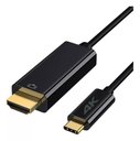 Ver imagem 1 de Cabo Type C Macho para Hdmi Macho Usb-c 4k 3 Metros