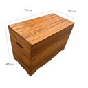 Ver imagem 2 de Banco Madeira Artesanal Baú recamier Ripado Madeira Demolição Oferta MINAS ARTE PRÓPRIA Banco báu