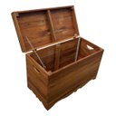 Ver imagem 1 de Banco Madeira Artesanal Baú recamier Ripado Madeira Demolição Oferta MINAS ARTE PRÓPRIA Banco báu