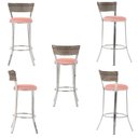 Ver imagem 5 de Banqueta Bistro para Bar, Cozinha, Balcão em Alumínio e Fibra Tc Zanutto 5 Unidades Capuccino