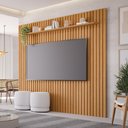 Ver imagem 1 de Painel Ripado para TV até 75 Polegadas Maragogi MDF 1 Prateleira Nature