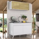 Ver imagem 3 de Armário de Cozinha Compacta 120cm Veneza Multimóveis V2140 Branco