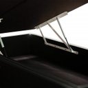 Ver imagem 3 de Base Box Baú Casal Bipartido Khouse Suede Preto 40x138x188