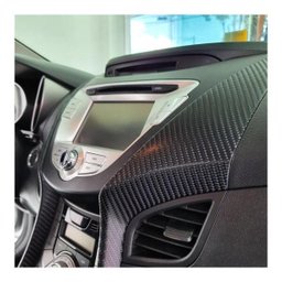 Adesivo Fibra Carbono 4d Envelopamento Tuning - 4 m X 30 cm - 1