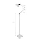 Ver imagem 2 de Luminária Coluna Ilutec Articulada Cupula de Alumínio Ref.182 - Branco