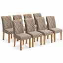 Ver imagem 2 de Conjunto 8 Cadeiras para Sala de Jantar Arthus