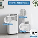 Ver imagem 5 de Takywep Ar-condicionado Portátil 8.000 Btu 3 em 1 Preto