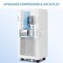 Ver imagem 3 de Takywep Ar-condicionado Portátil 8.000 Btu 3 em 1 Preto
