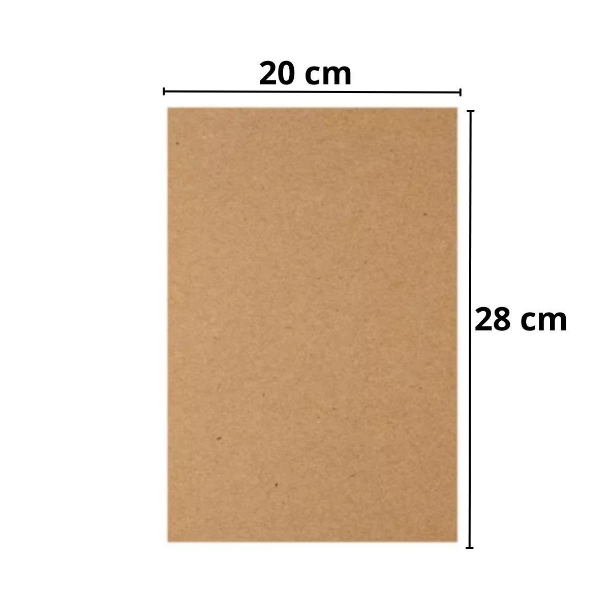 Mdf Chapa Placa 20 X 28 3mm 20 Und Quadros Artesanato - 3