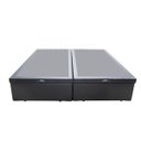 Ver imagem 2 de Base Box Baú Queen Bipartido Khouse Sintético Cinza 40x158x198