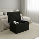 Ver imagem 2 de Puff Baú Opala Decorativo Organizador Quarto Infantil:preto