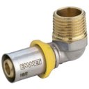 Ver imagem 1 de Cotovelo Macho para Gás 26mm X 3/4 Prensar Emmeti
