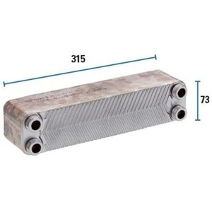 Trocador de Calor com Solda Fricção 40 Pl-Spes-315, Emmeti