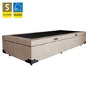 Ver imagem 6 de Cama Box Baú Solteiro Suede Sereneprime Bege 88x188x44
